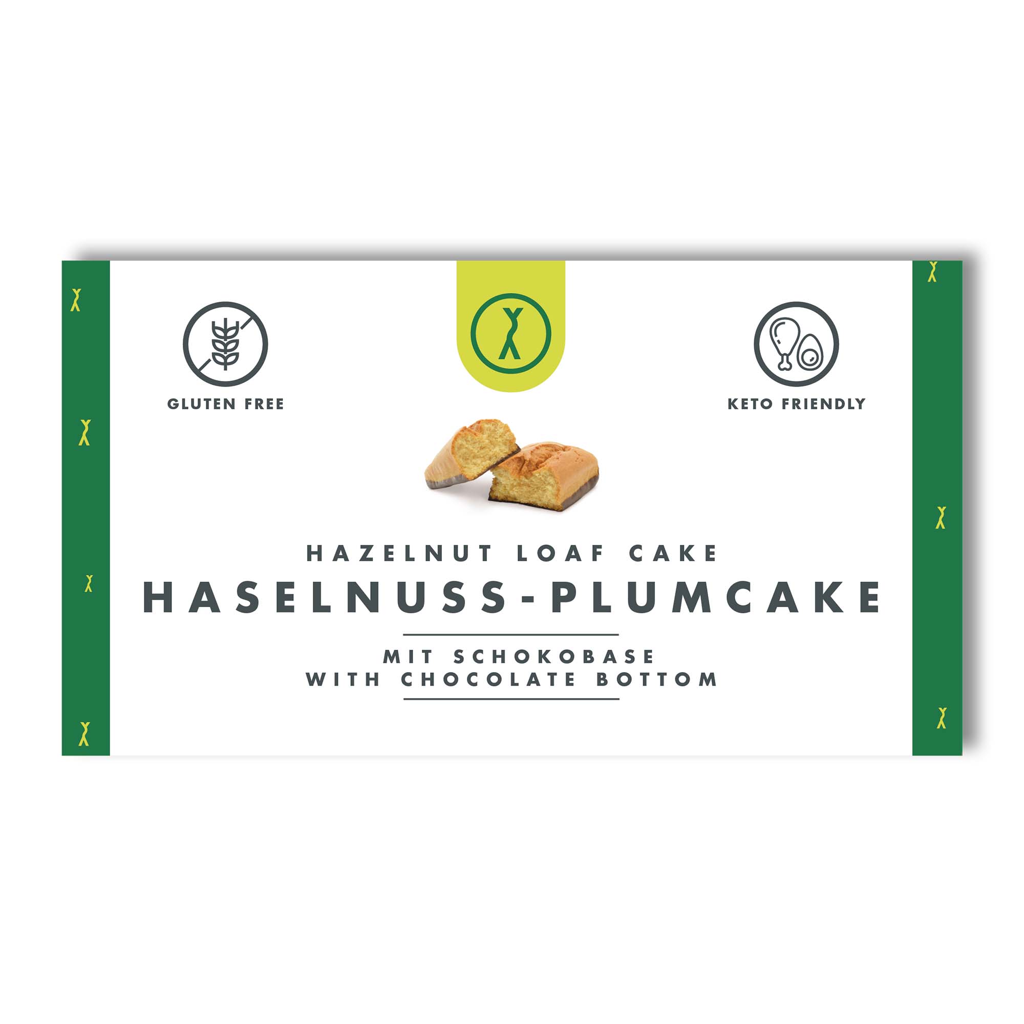 HASELNUSS - PLUMCAKE MIT SCHOKOBASE 3 Portionen