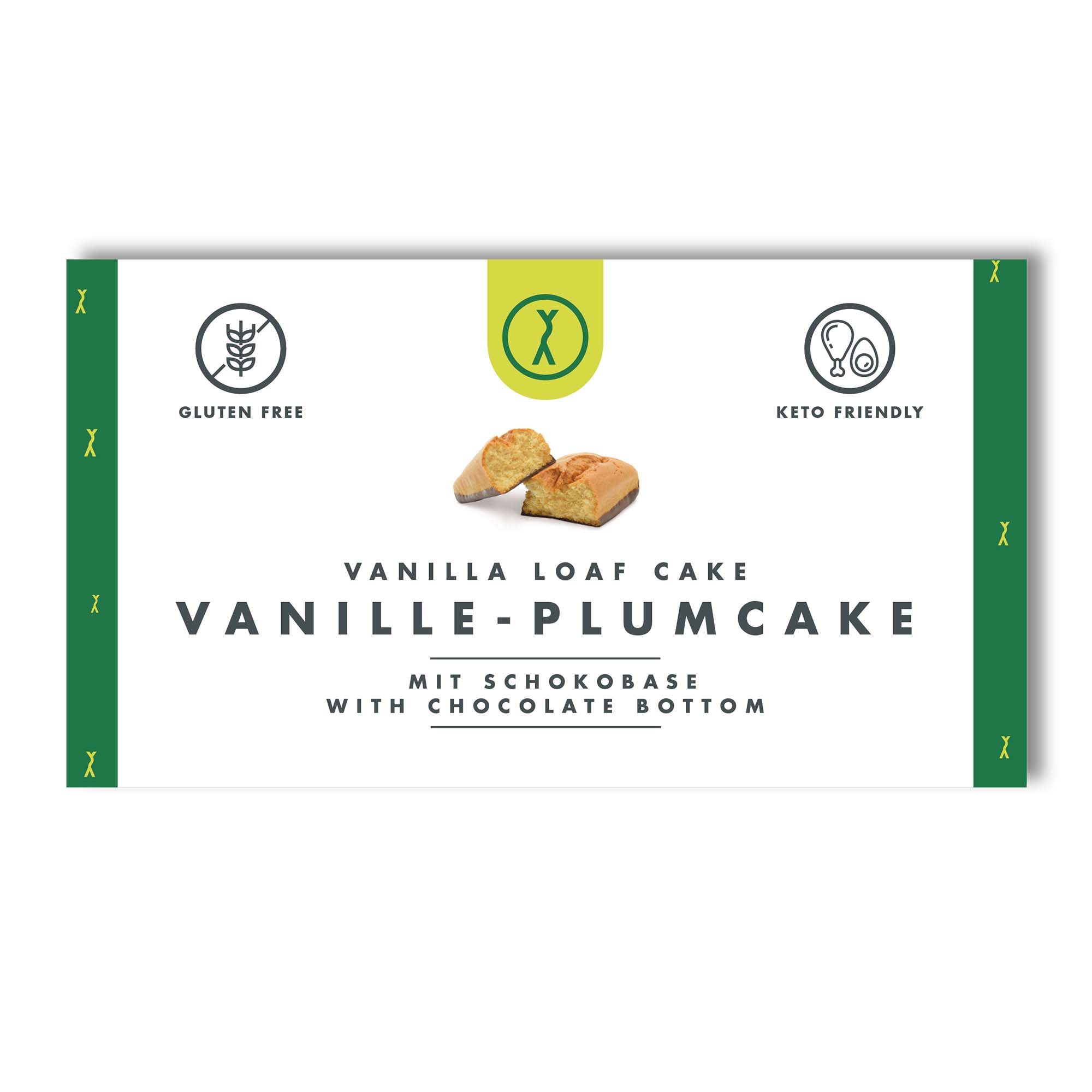 VANILLE - PLUMCAKE MIT SCHOKOBASE 3 Portionen